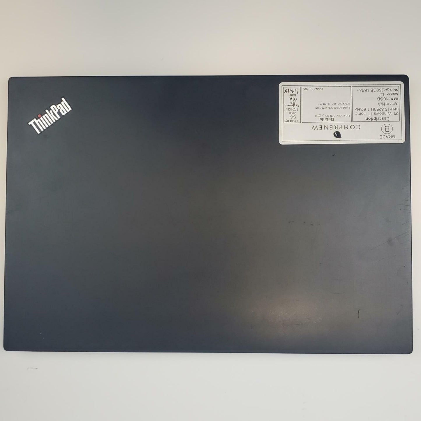 Lenovo ThinkPad T480S Win 11 Home i5-8250U 16GB RAM 256GB NVMe | Grade B