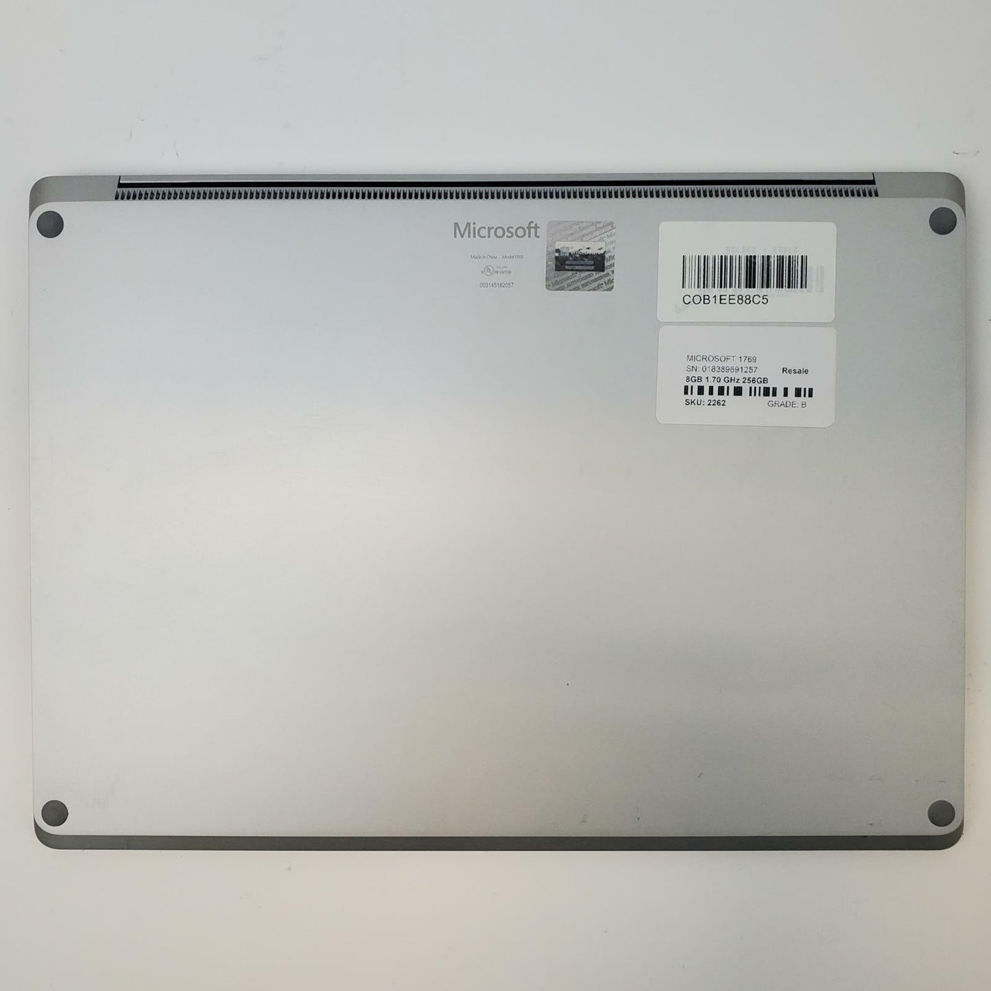 Microsoft Surface Laptop 1769 Win 10 Home i5-7200U 8GB RAM 128GB NVMe | Grade B