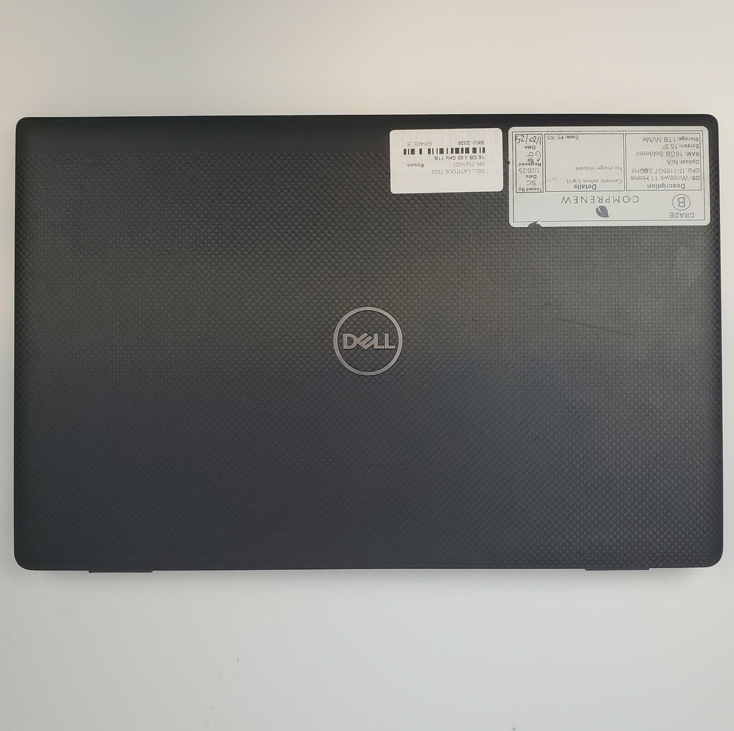 Dell Latitude 7520 Win 11 Home i7-1185G7 16GB RAM 1TB NVMe | Grade B