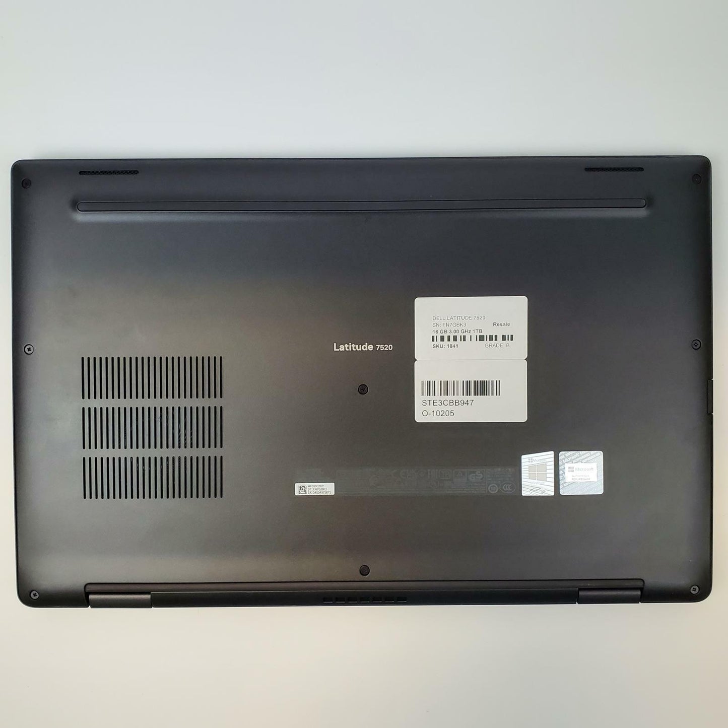 Dell Latitude 7520 Win 11 Home i7-1185G7 16GB RAM 1TB NVMe | Grade C