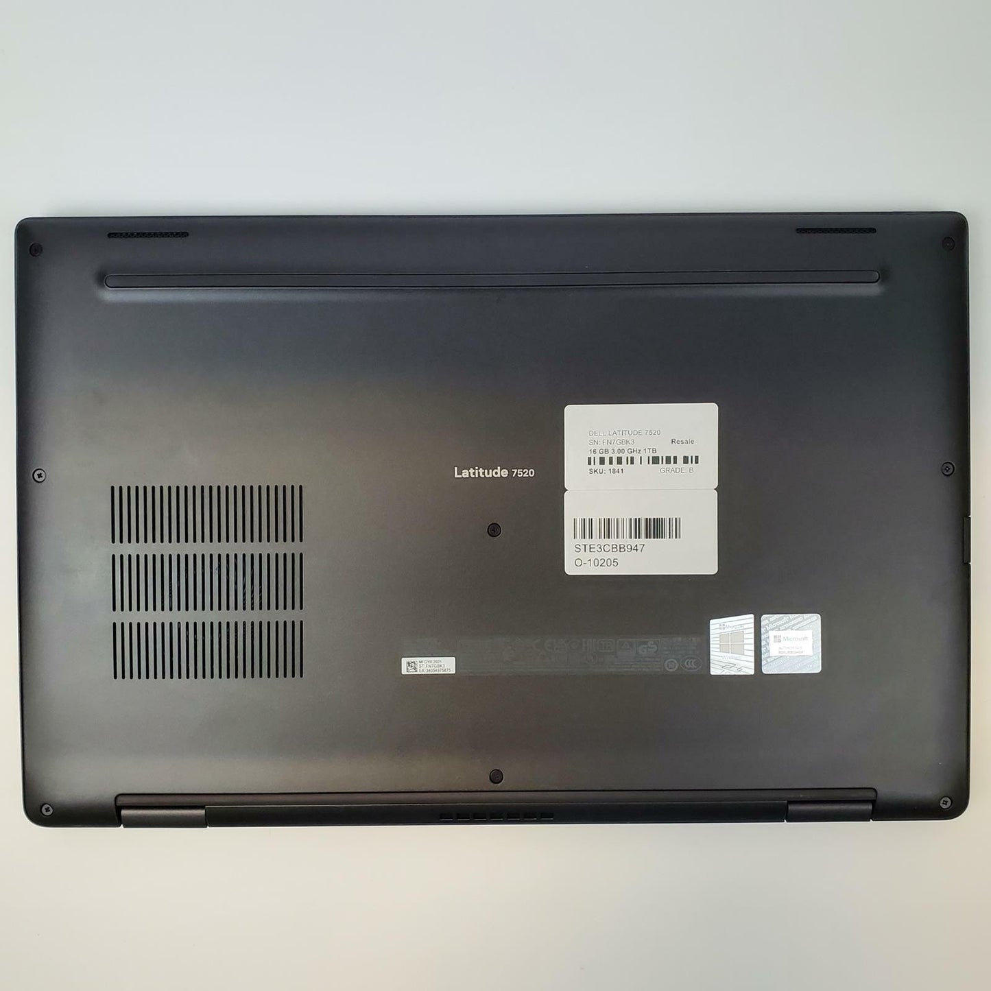 Dell Latitude 7520 Win 11 Home i7-1185G7 16GB RAM 1TB NVMe | Grade B