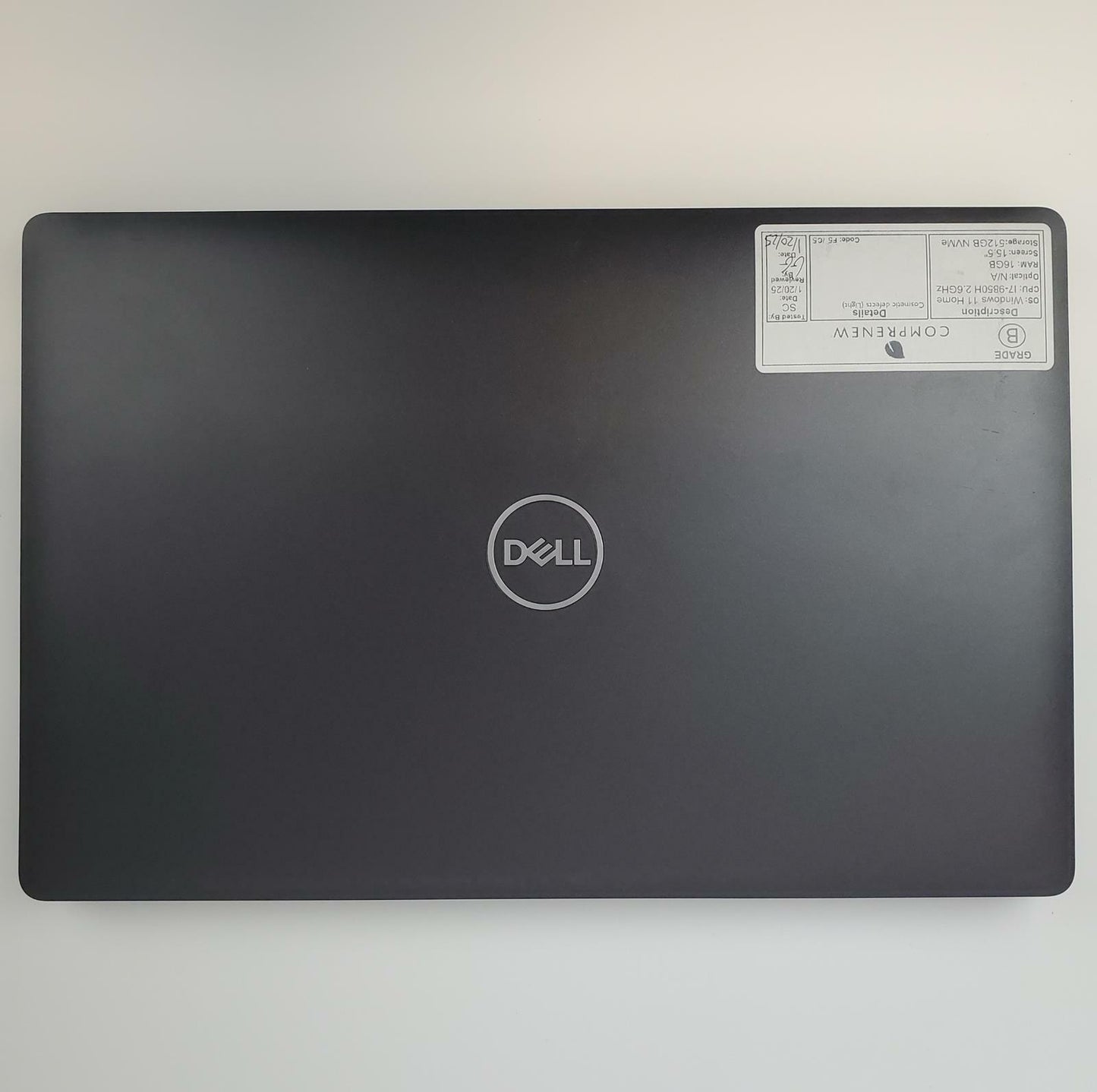 Dell Latitude 5501 Win 11 Home I7-9850H 16GB RAM 512GB NVMe | Grade B