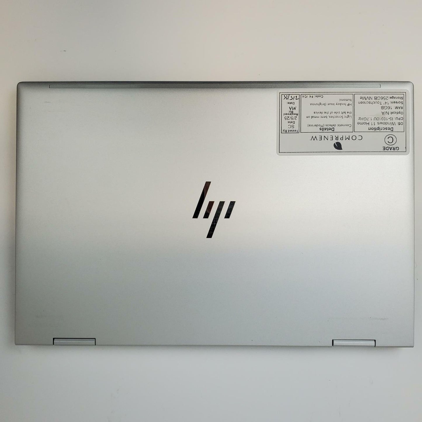 HP EliteBook X360 830 G7 Win 11 Home i5-10310U 16GB RAM 256GB NVMe | Grade C