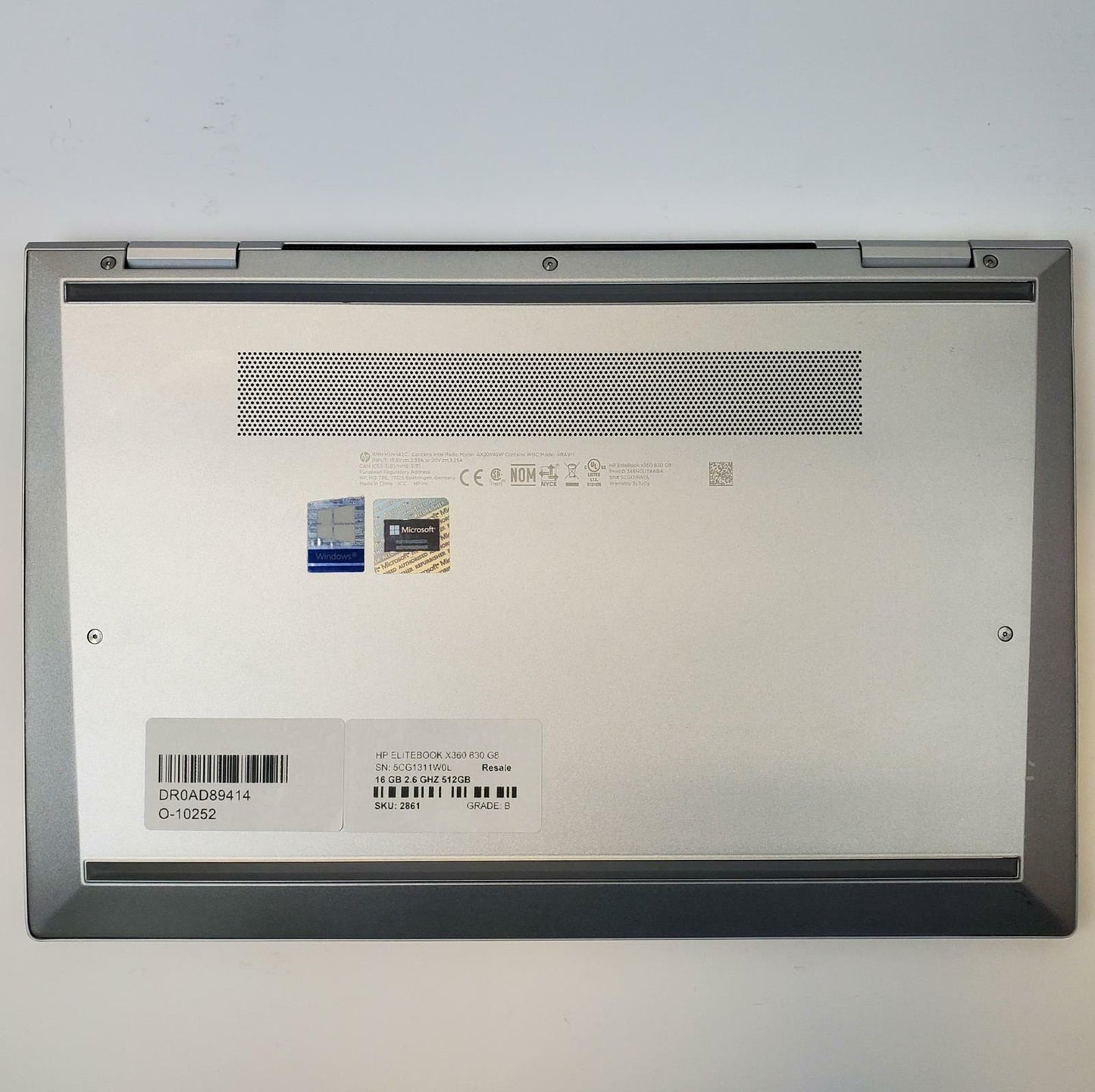 HP EliteBook X360 830 G8 Win 11 Home i5-1145G7 16GB RAM 512GB NVMe | Grade B