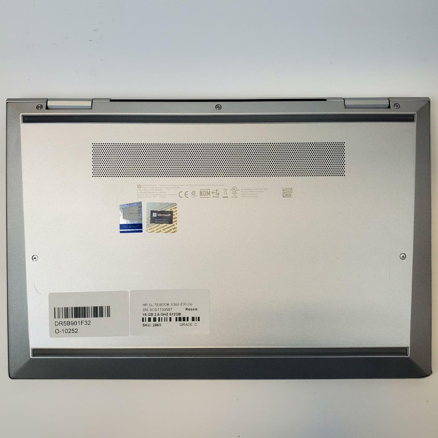 HP EliteBook X360 830 G8 Win 11 Home i5-1145G7 16GB RAM 512GB NVMe | Grade C