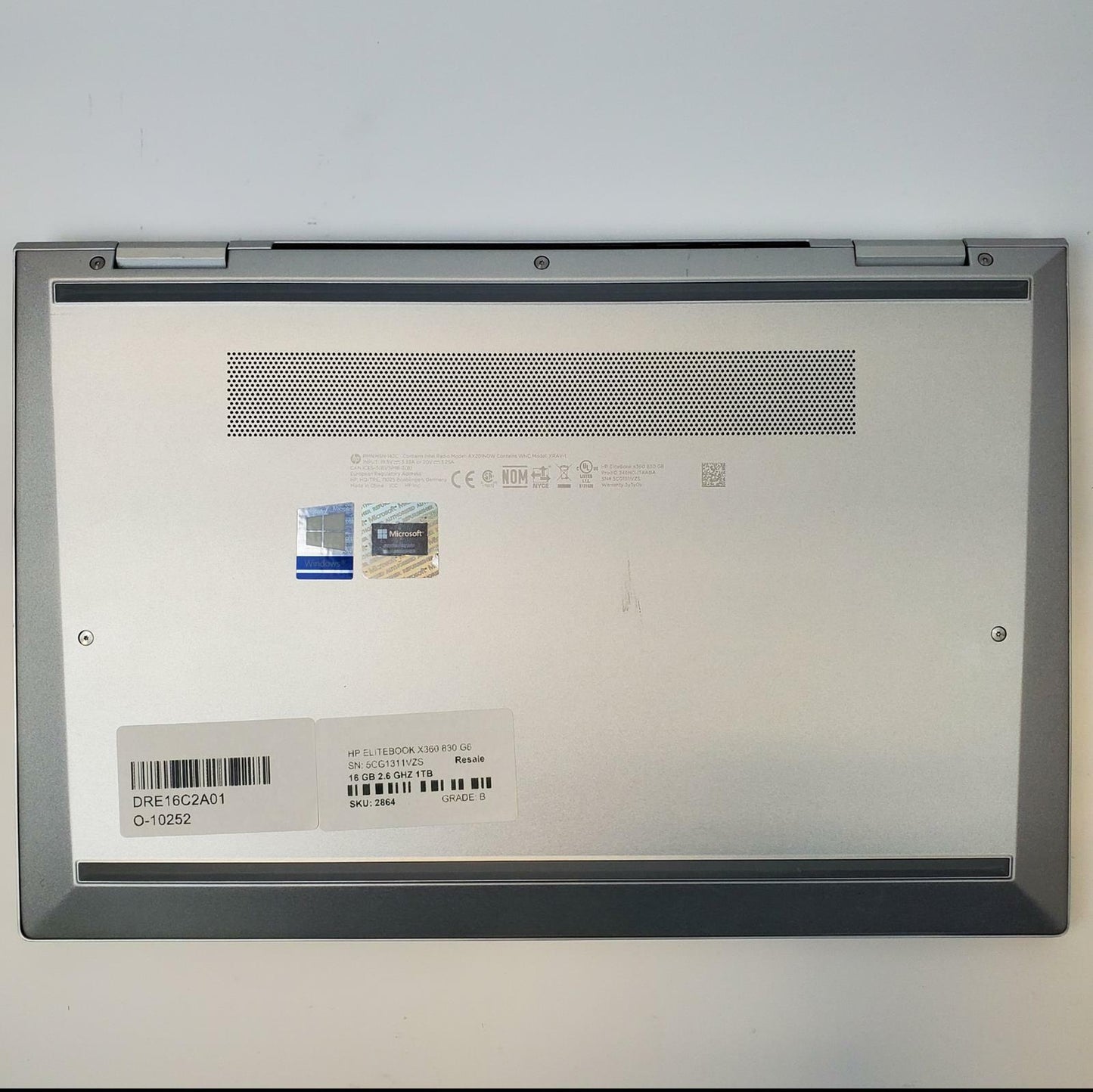 HP EliteBook X360 830 G8 Win 11 Home i5-1145G7 16GB RAM 1TB NVMe | Grade B