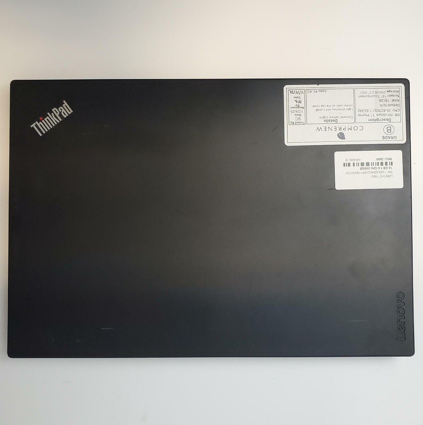Lenovo ThinkPad T480 Win 11 Home i5-8250U 16GB RAM 256GB SSD | Grade B