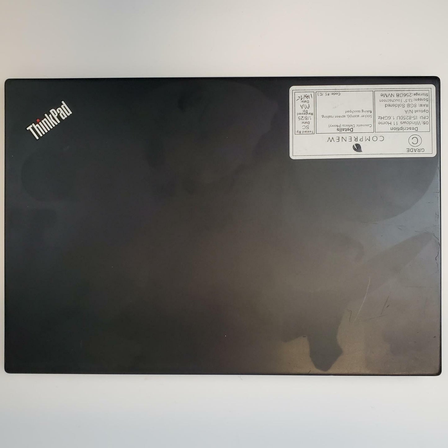 Lenovo ThinkPad X280 Win 11 Home i5-8250U 8GB RAM 256GB NVMe | Grade C