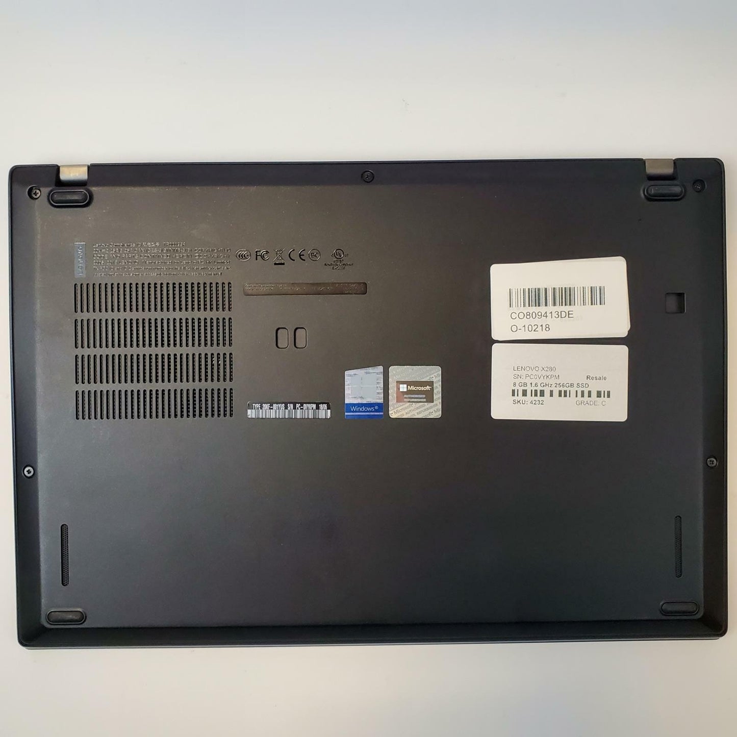 Lenovo ThinkPad X280 Win 11 Home i5-8250U 8GB RAM 256GB NVMe | Grade C