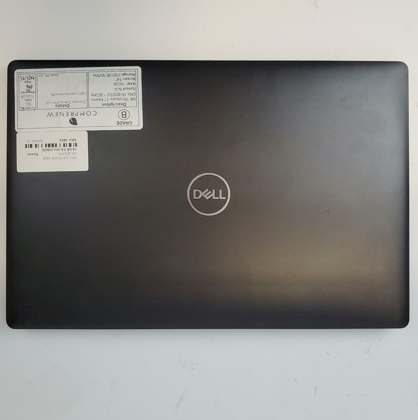 Dell Latitude 5400 Win 11 Home i5-8265U 16GB RAM 256GB NVMe | Grade B | 3653