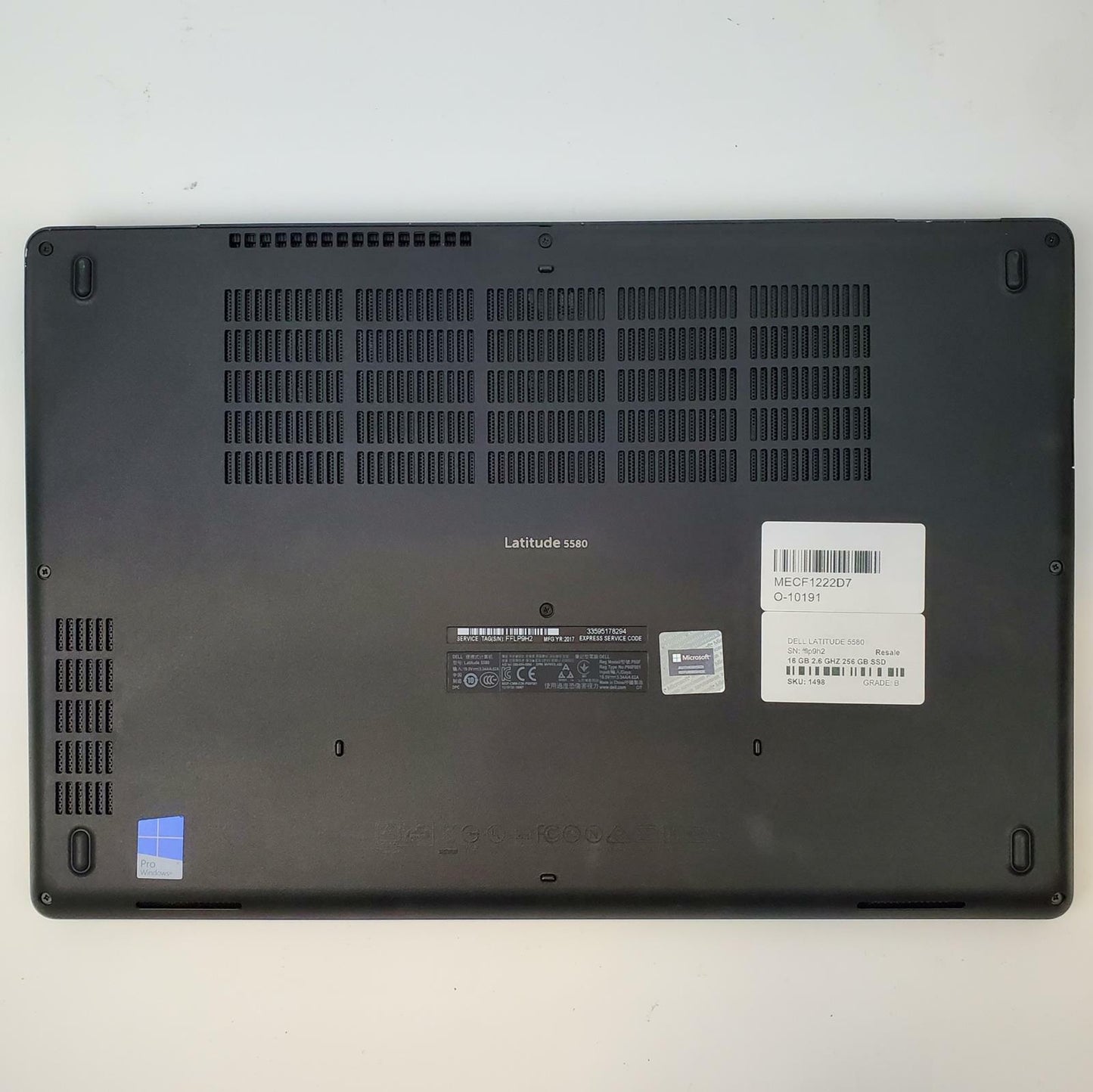 Dell Latitude 5580 Win 10 Home i5-7300U 16GB RAM 256GB M.2 | Grade B
