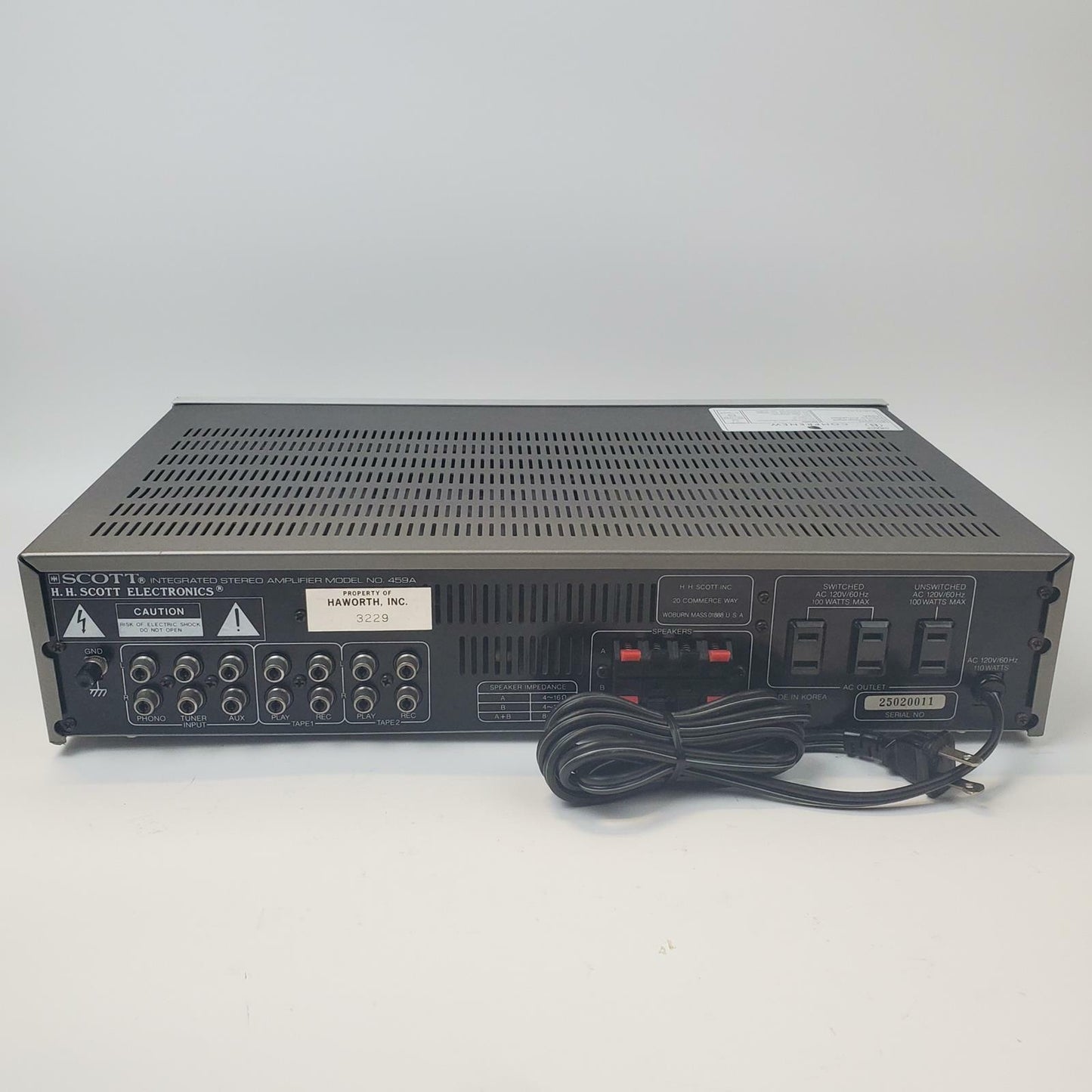 Scott 459A Integrated Stereo Amplifier | Grade B