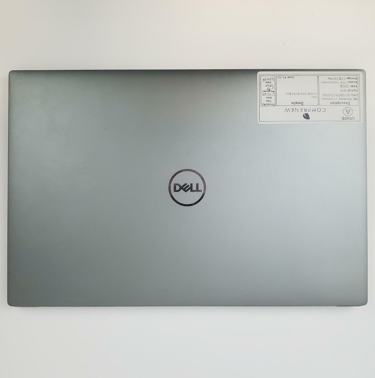 Dell Precision 5570 Win 11 Home i9-12900H 32GB RAM 1TB NVMe 8GB GPU | Grade A
