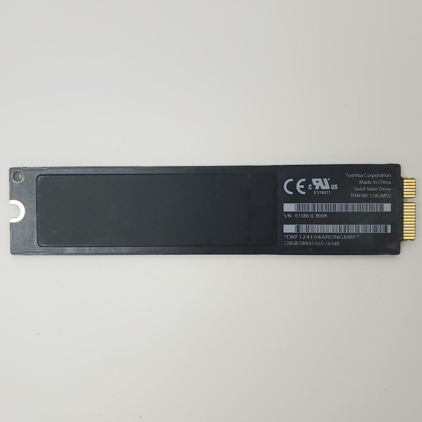 Toshiba THNSNC128GMDJ 128GB M.2 NVMe SSD | Grade A