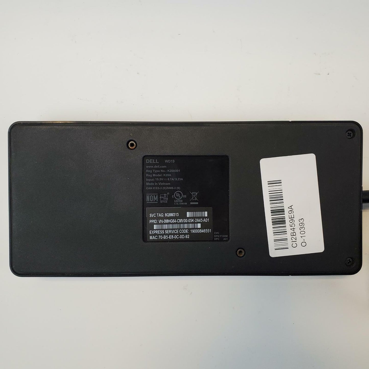 Dell WD19 USB-C Docking Station | Grade B