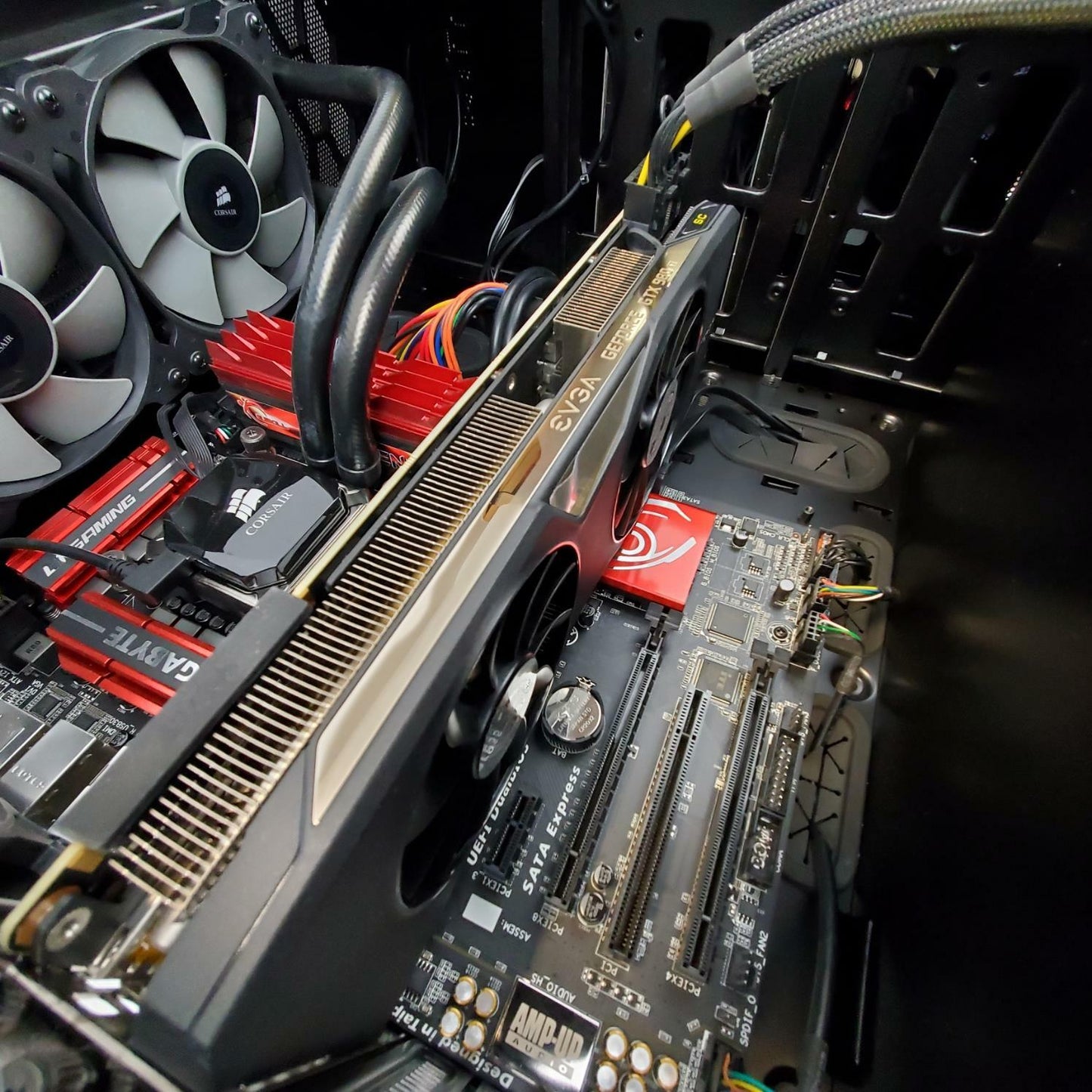Custom EVGA PC Tower Win 10 Home i5-4690K 32GB RAM 256GB NVMe 6GB GPU | Grade A
