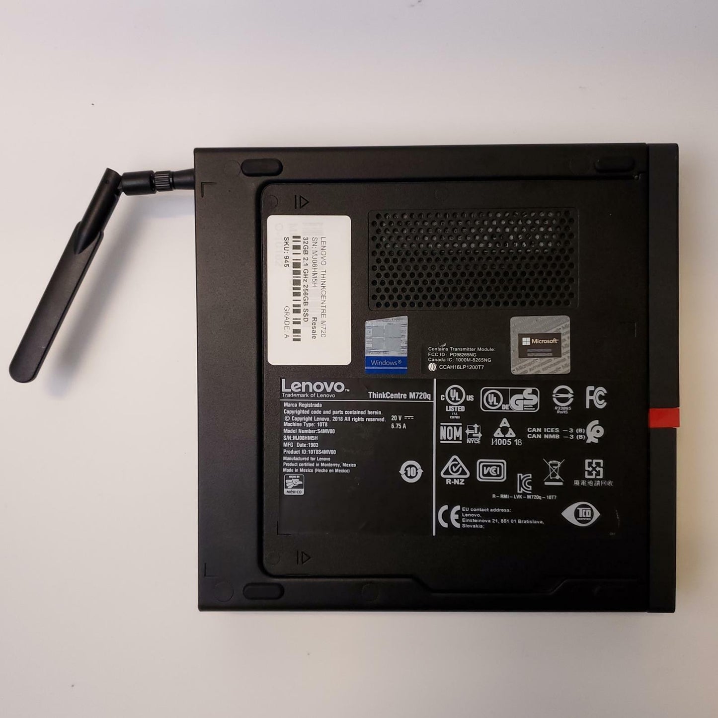 Lenovo ThinkCentre M720Q Win 11 Home i5-8500T 32GB RAM 256GB NVMe | Grade A