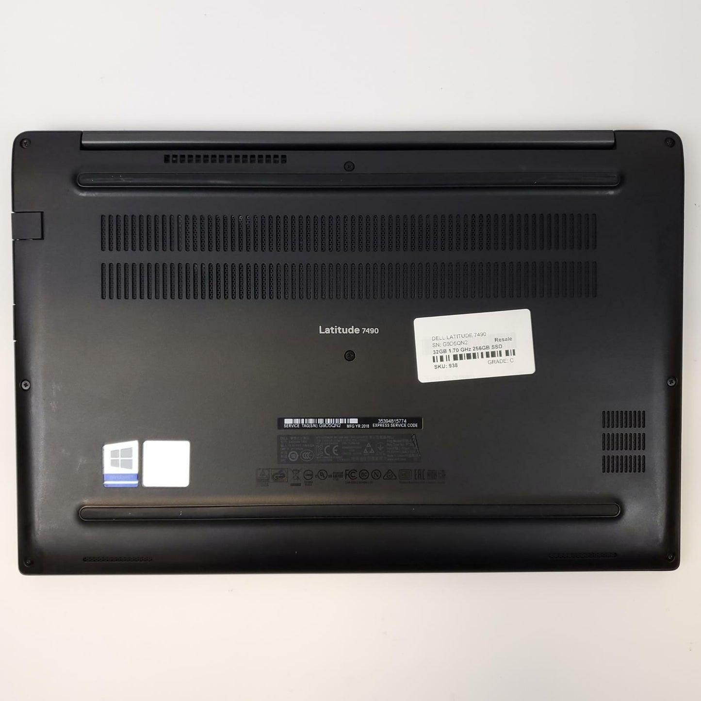 Dell Latitude 7490 Win 11 Home i5-8350U 32GB RAM 256GB NVMe | Grade C