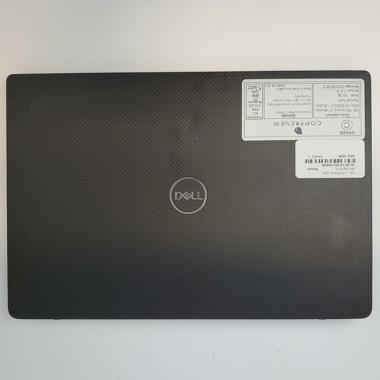 Dell Latitude 7300 Win 11 Home i5-8365U 16GB RAM 256GB M.2 | Grade C | 4429