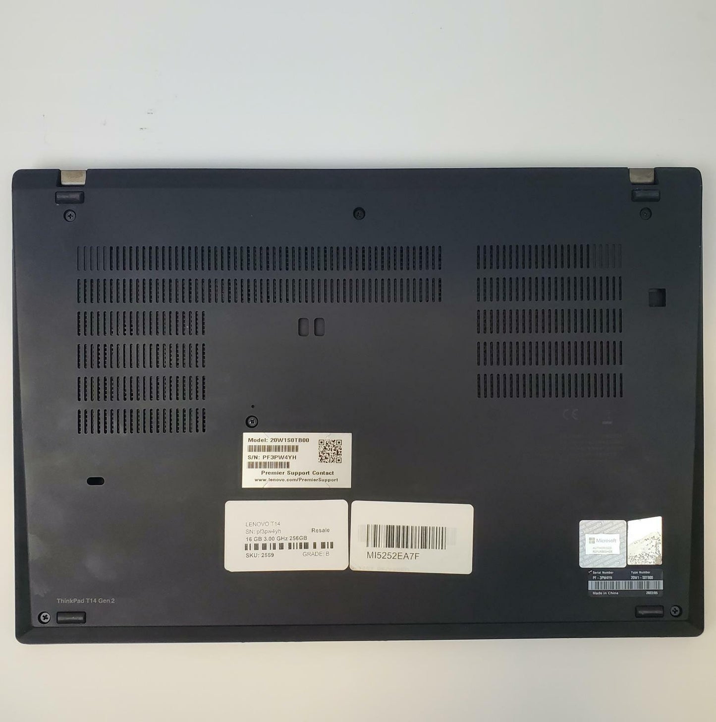 Lenovo ThinkPad T14 Win 11 Home i7-1185G7 16GB RAM 256GB NVMe | Grade B