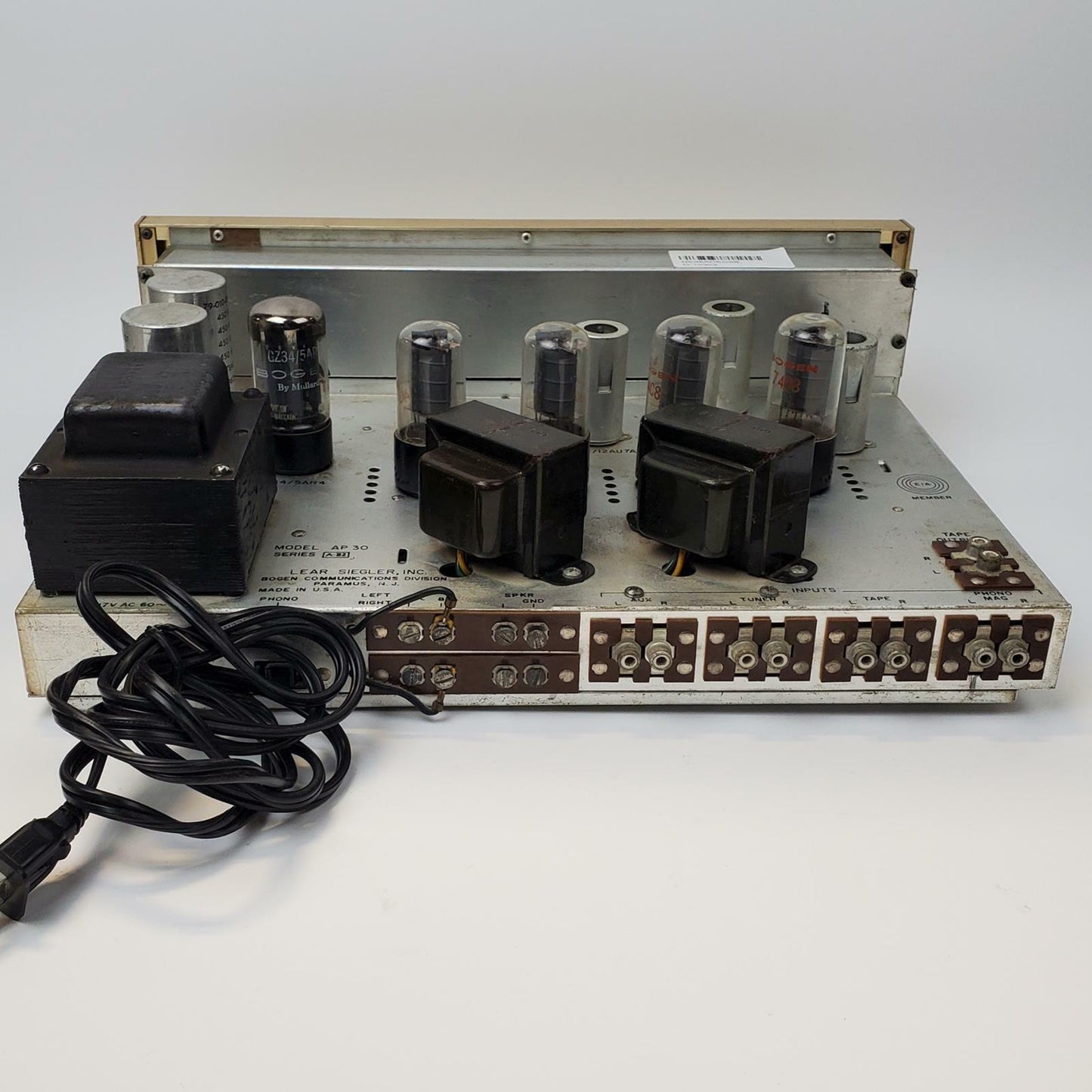Bogen AP30 Stereo Tube Amplifier | Grade F