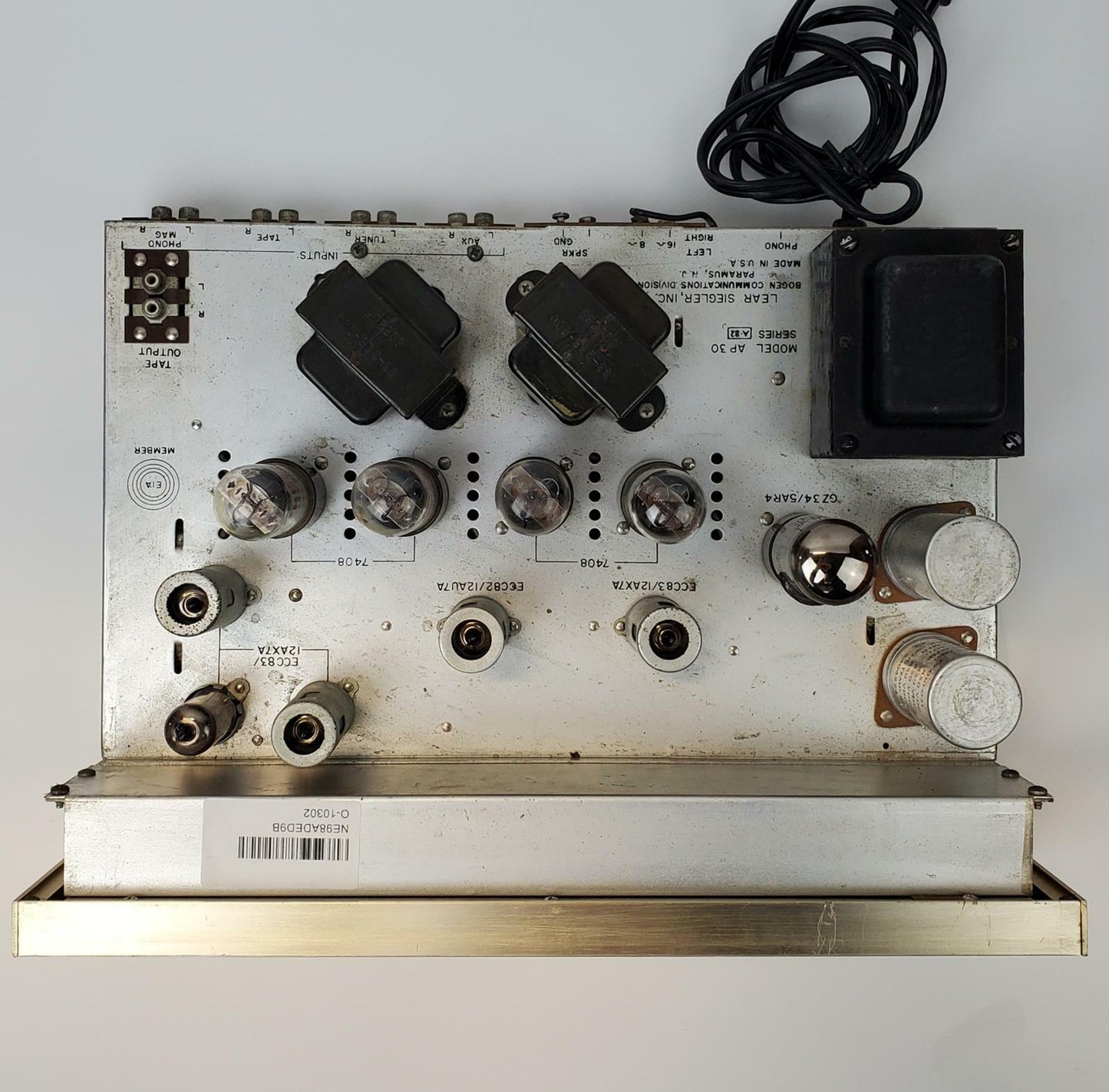 Bogen AP30 Stereo Tube Amplifier | Grade F