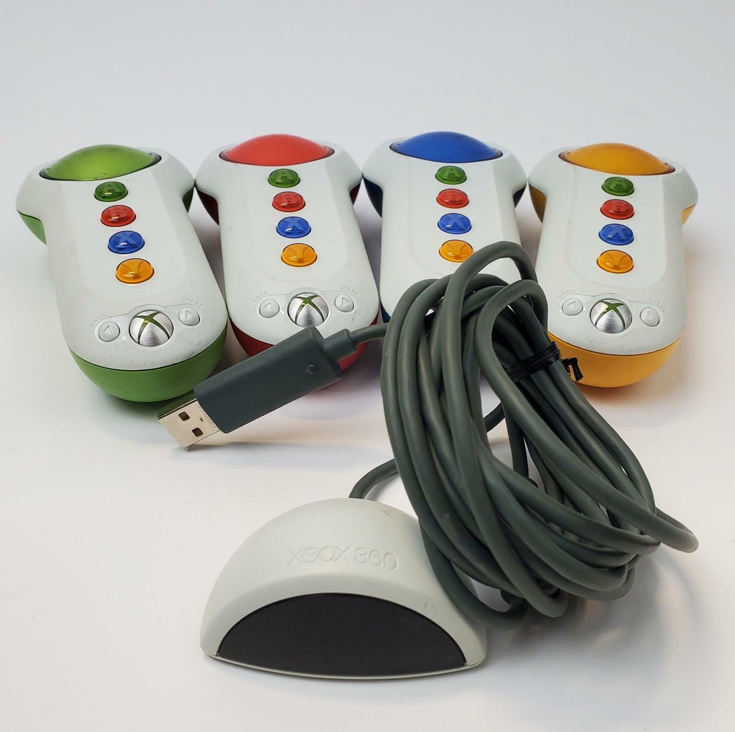 Microsoft Xbox 360 Scene It? Big Button Controllers & IR Sensor Bundle | Grade B