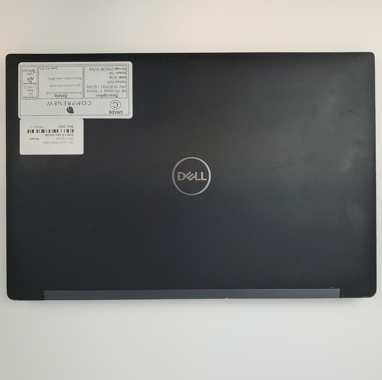 Dell Latitude 7490 Win 11 Home i5-8250U 8GB RAM 256GB NVMe | Grade C