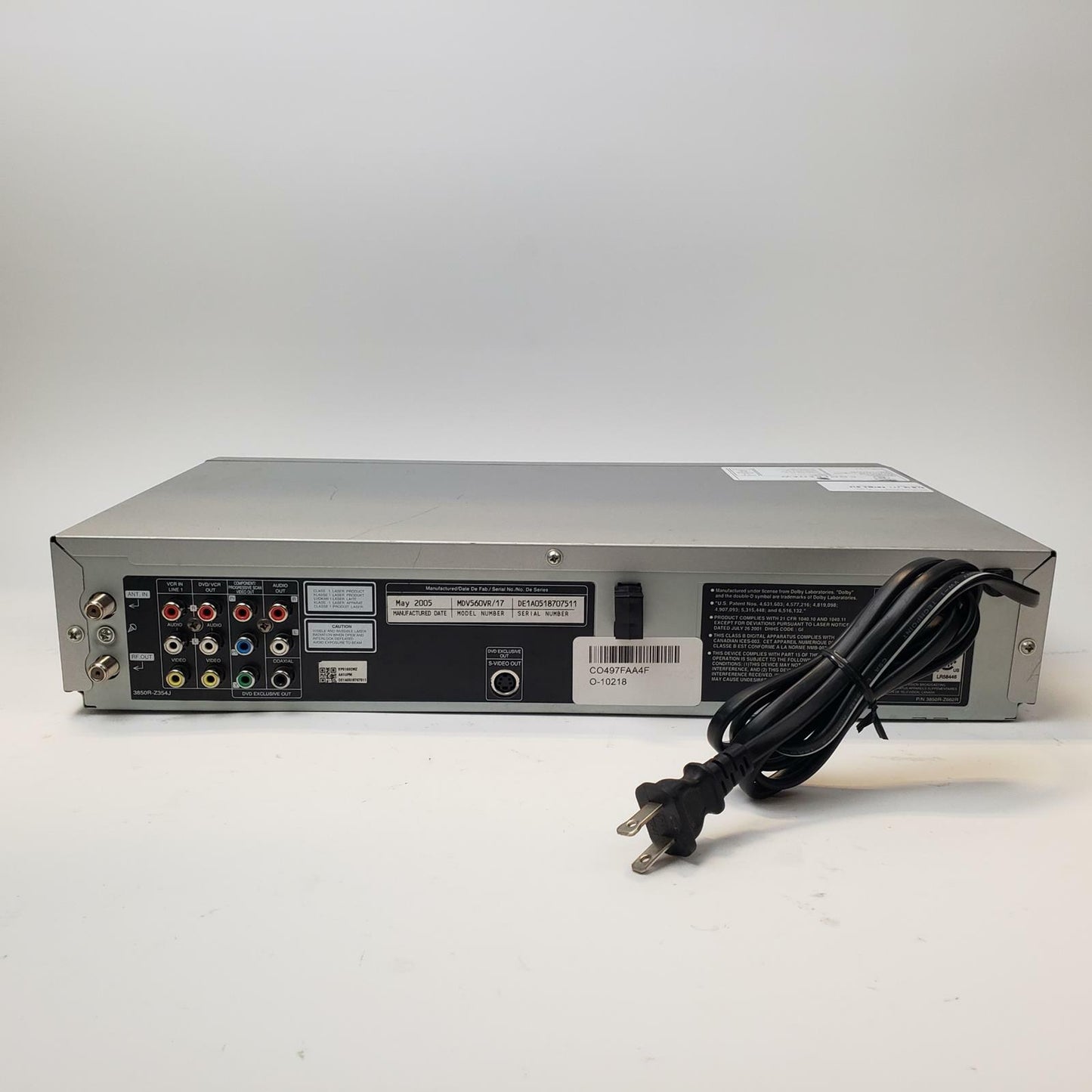 MAGNAVOX mdv560vr/17 | DVD / VHS Combo | Grade B