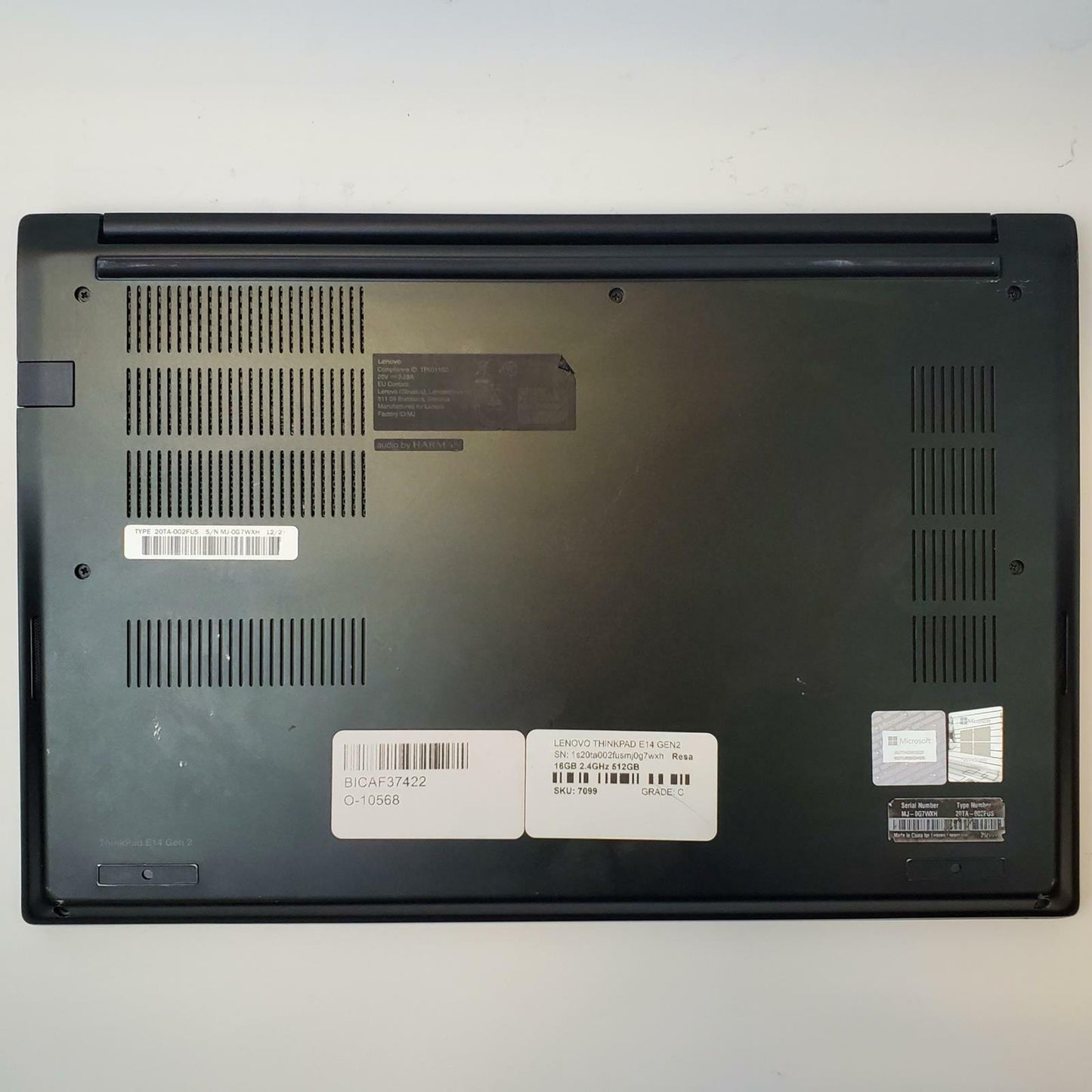 LENOVO THINKPAD E14 GEN2 Win 11 I5-1135G7 16GB RAM 512GB NVME | Grade C | 7099