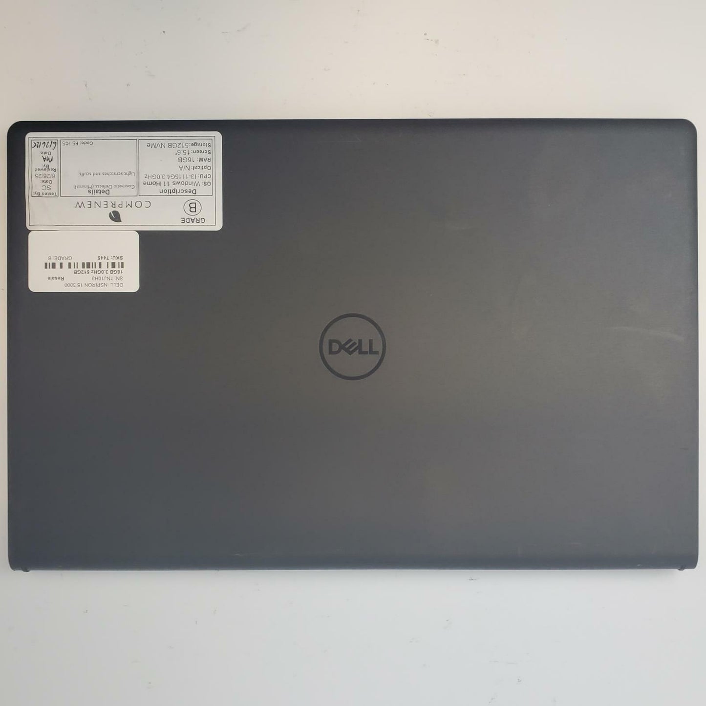 DELL INSPIRON 15 3000 Win 11 Home i3-115G4 16GB RAM 512GB NVME | Grade B