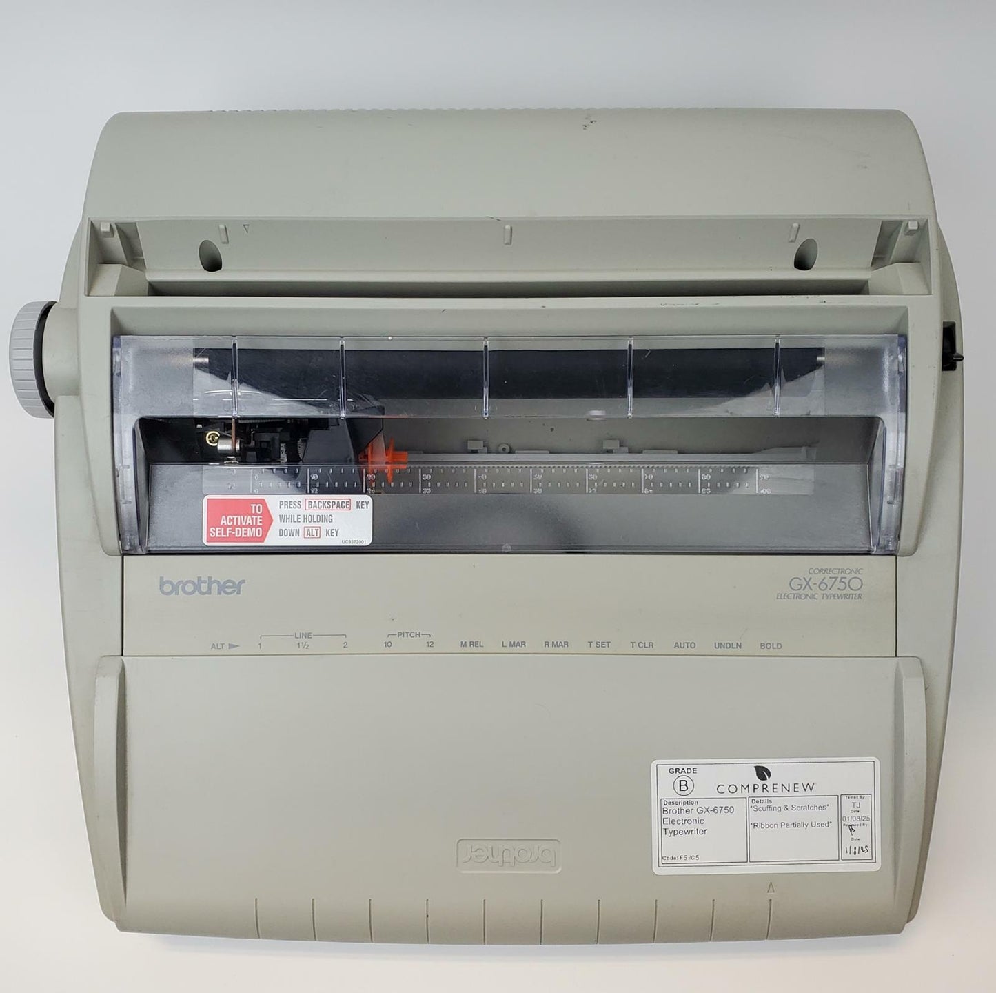 Brother GX-6750 Electronic Typewriter | Grade B