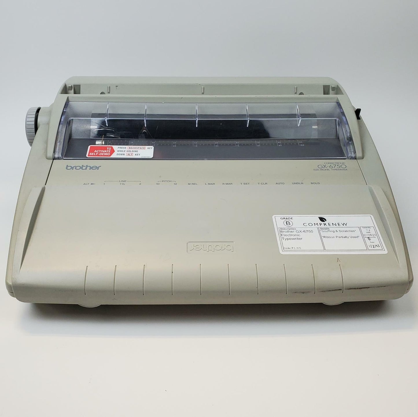 Brother GX-6750 Electronic Typewriter | Grade B