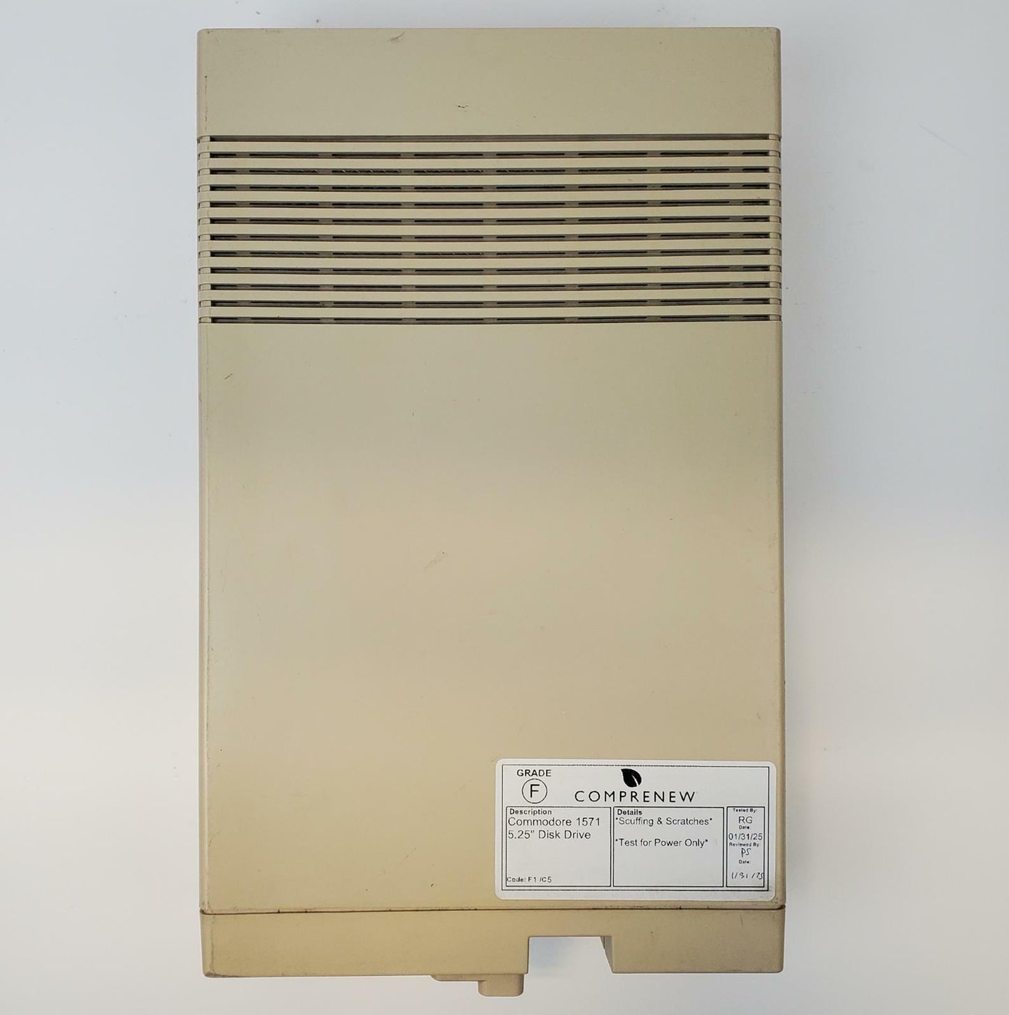 Commodore 1571 5.25" Disk Drive | Grade F