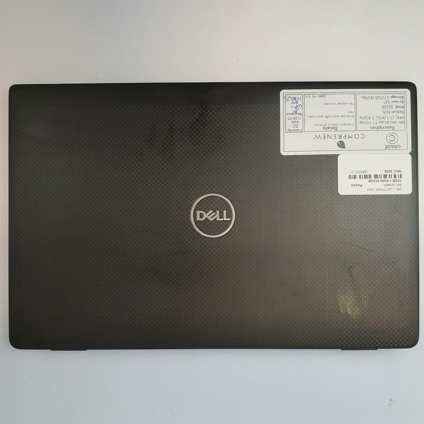 DELL LATITUDE 7430 Win 11 Home I7-1265U 32GB RAM 512GB NVME | Grade C | 8092