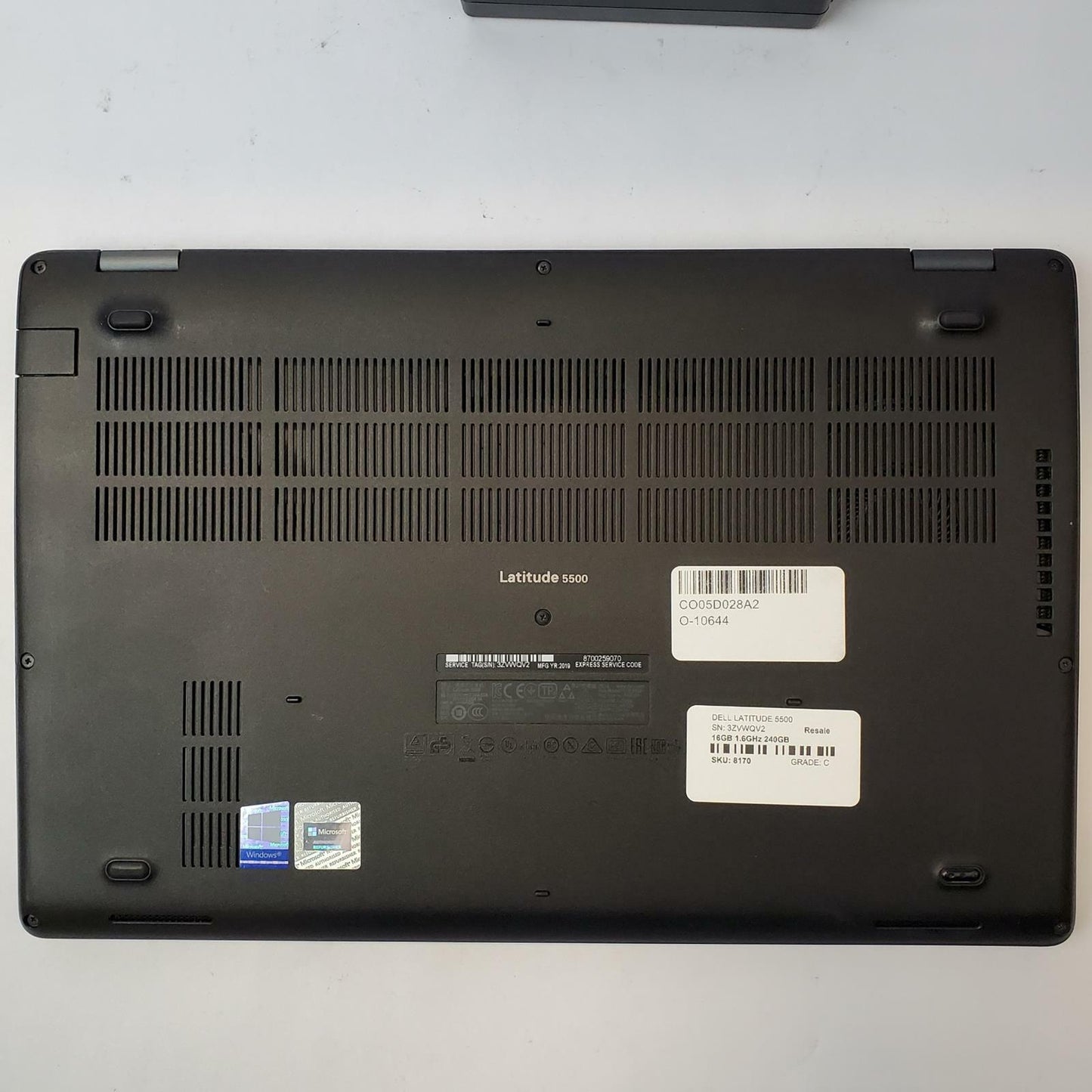 DELL LATITUDE 5500 Win 11 Home i5-8265U 16GB RAM 240GB M.2 | Grade C | 8170