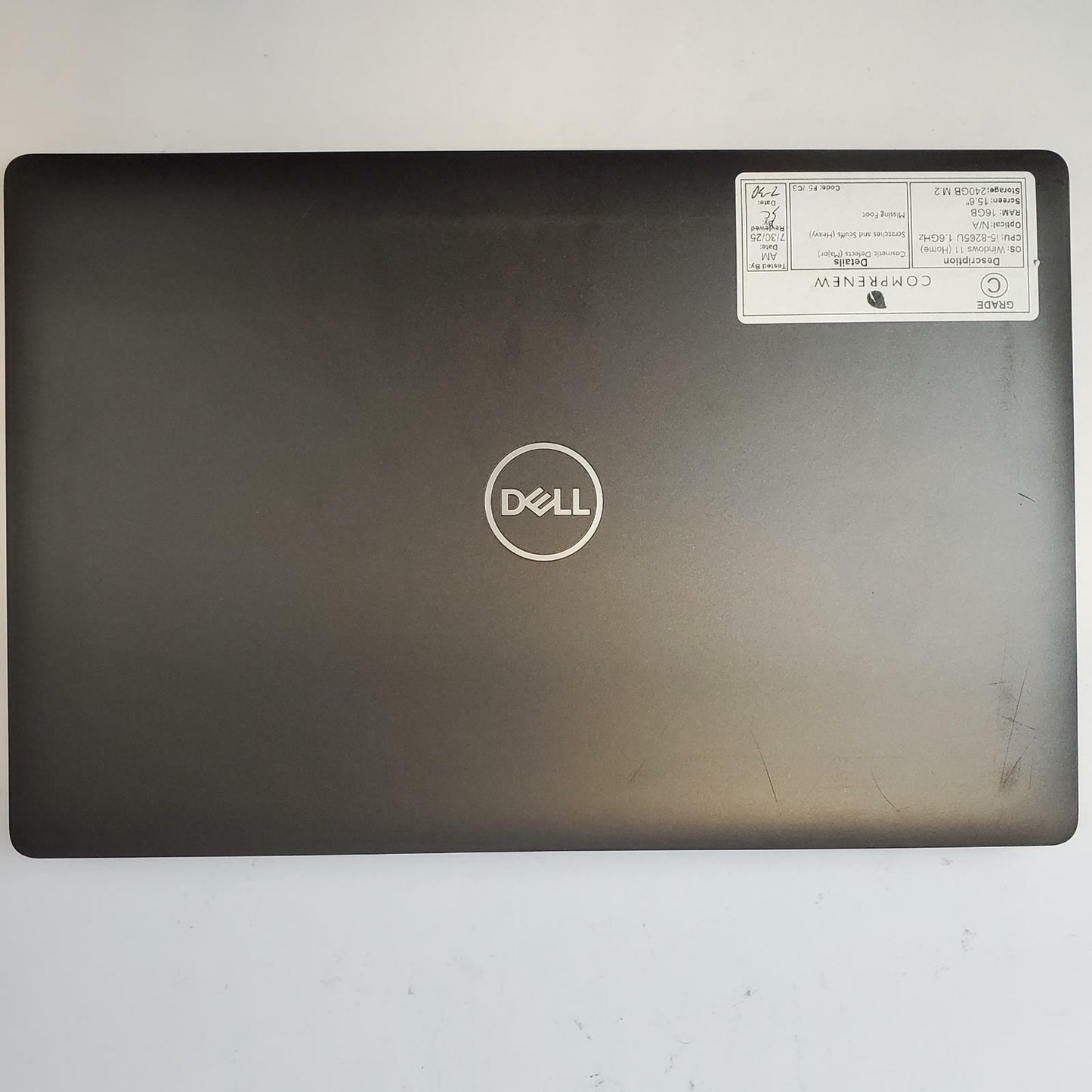 DELL LATITUDE 5500 Win 11 Home i5-8265U 16GB RAM 240GB M.2 | Grade C | 8170