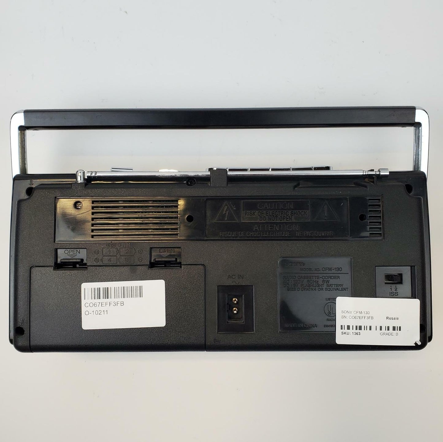 Sony CFM-130 Radio/Cassette Recorder | Grade B