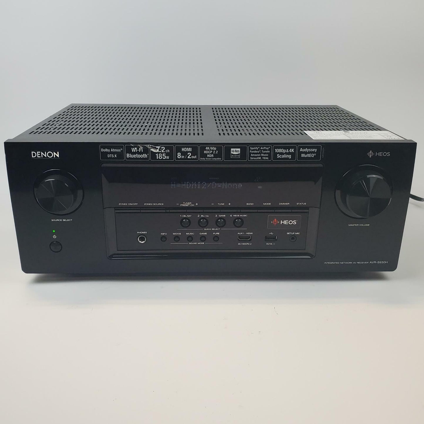 Denon AVR-S930H 7.2 AV Surround Receiver w/ Remote | Grade B