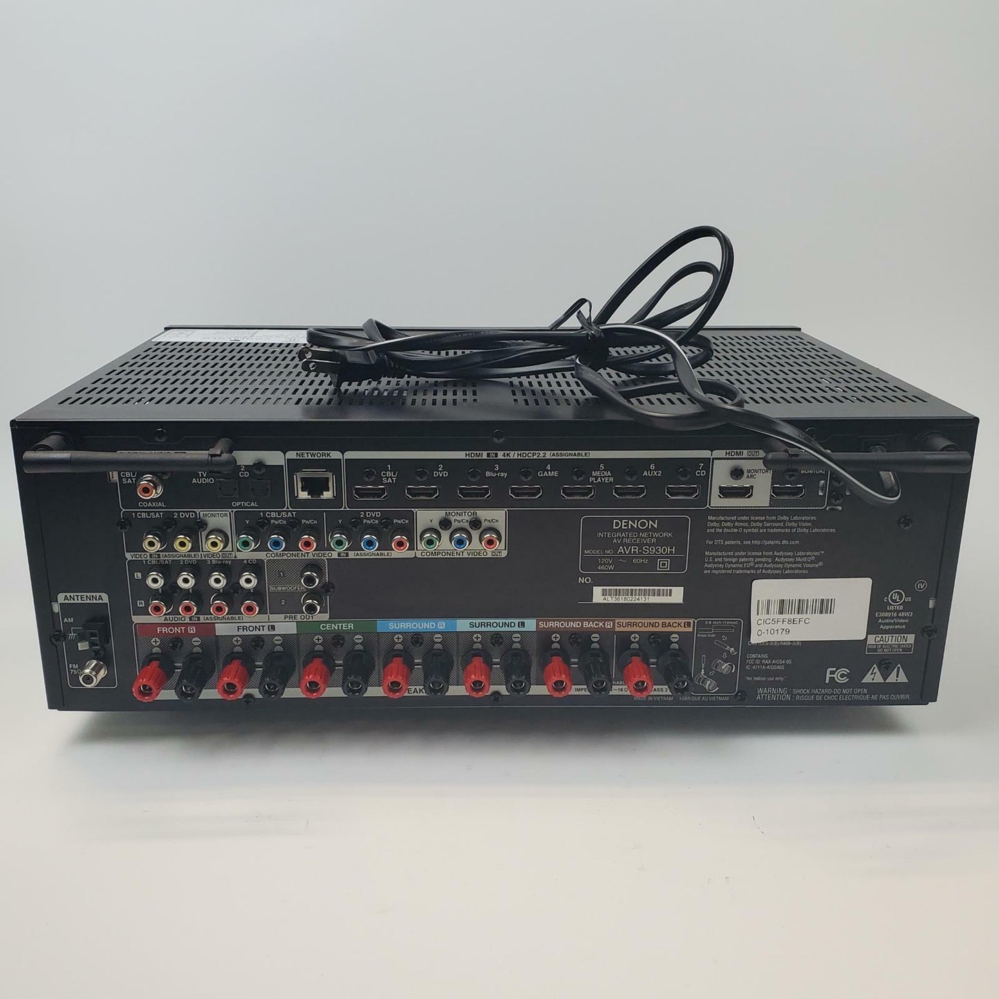Denon AVR-S930H 7.2 AV Surround Receiver w/ Remote | Grade B