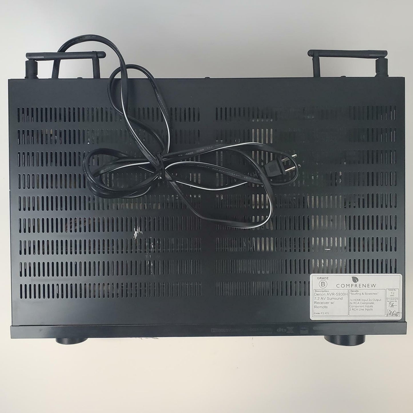 Denon AVR-S930H 7.2 AV Surround Receiver w/ Remote | Grade B