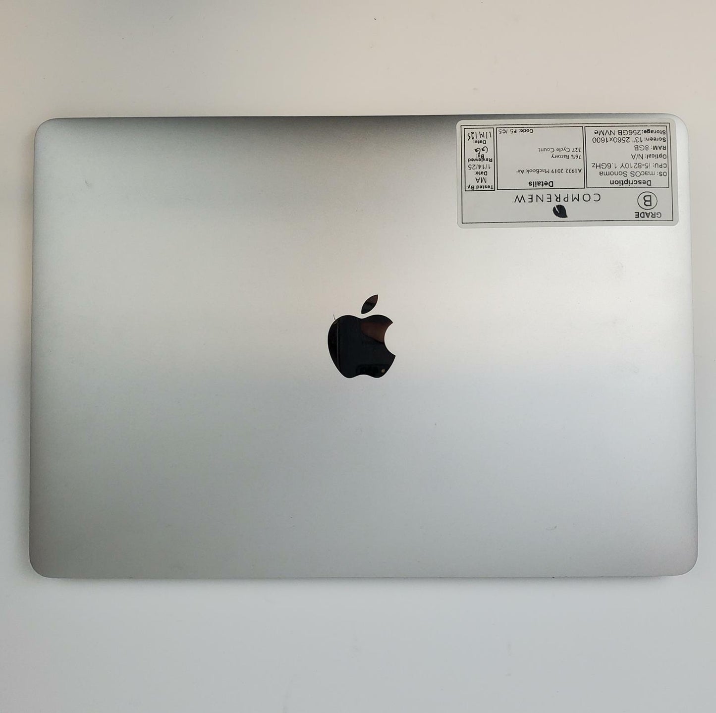 Apple MacBook Air 2019 A1932 Sonoma i5-8210Y 8GB RAM 256GB NVMe | Grade B