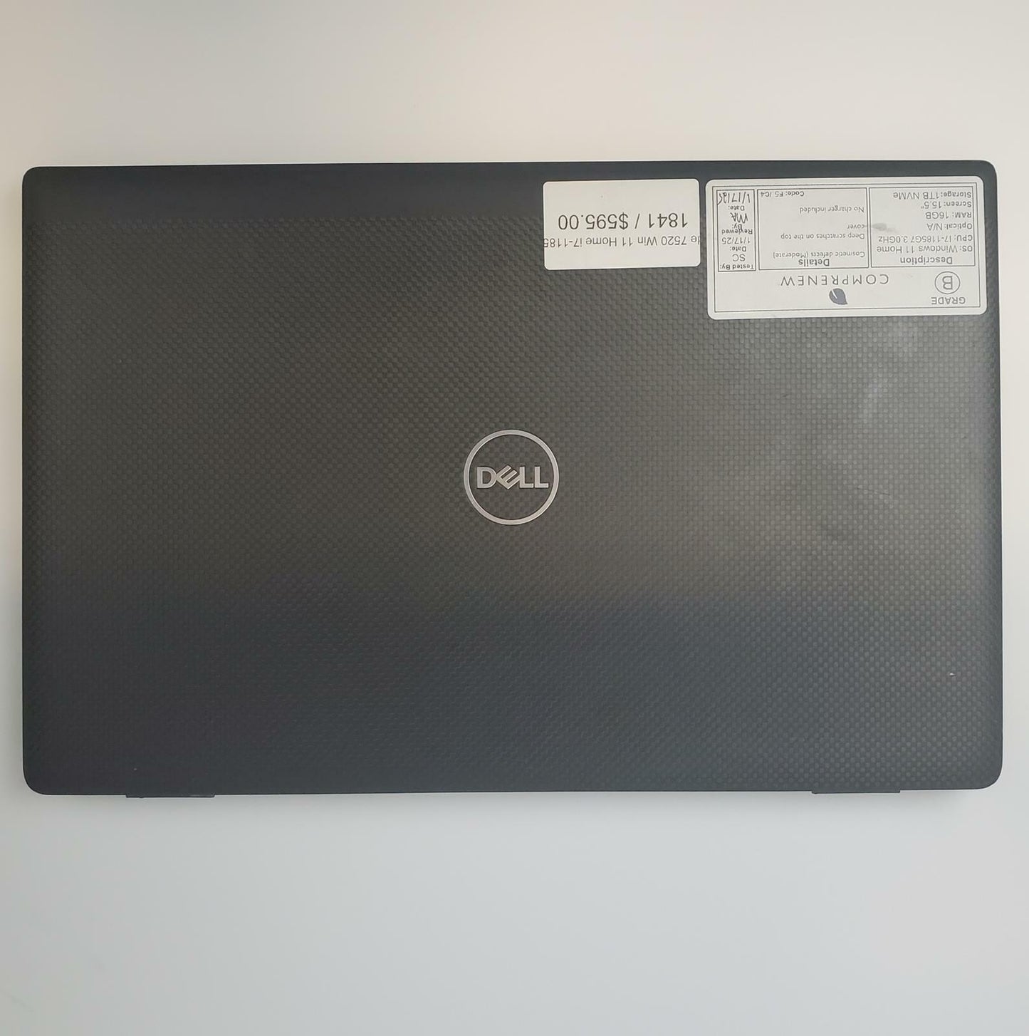 Dell Latitude 7520 Win 11 Home i7-1185G7 16GB RAM 1TB NVMe | Grade B