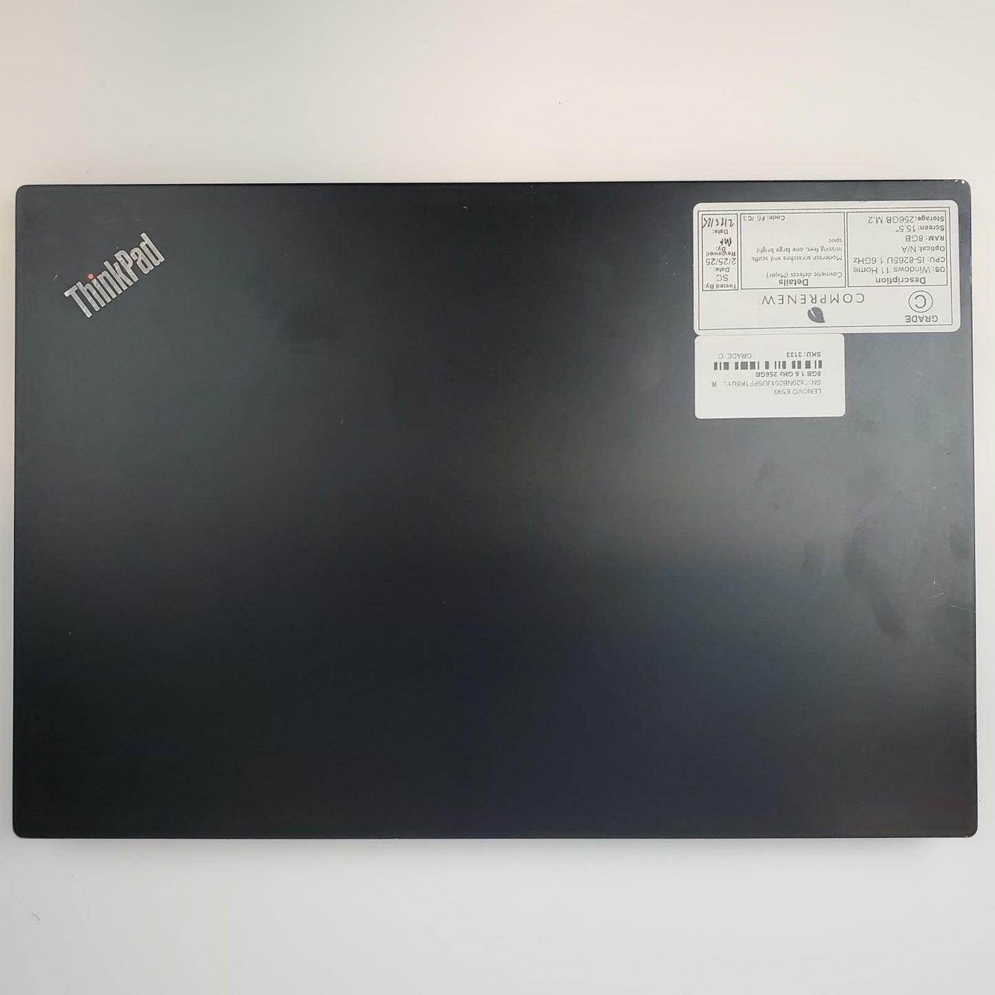 Lenovo ThinkPad E590 Win 11 Home i5-8265U 8GB RAM 256GB M.2 | Grade C