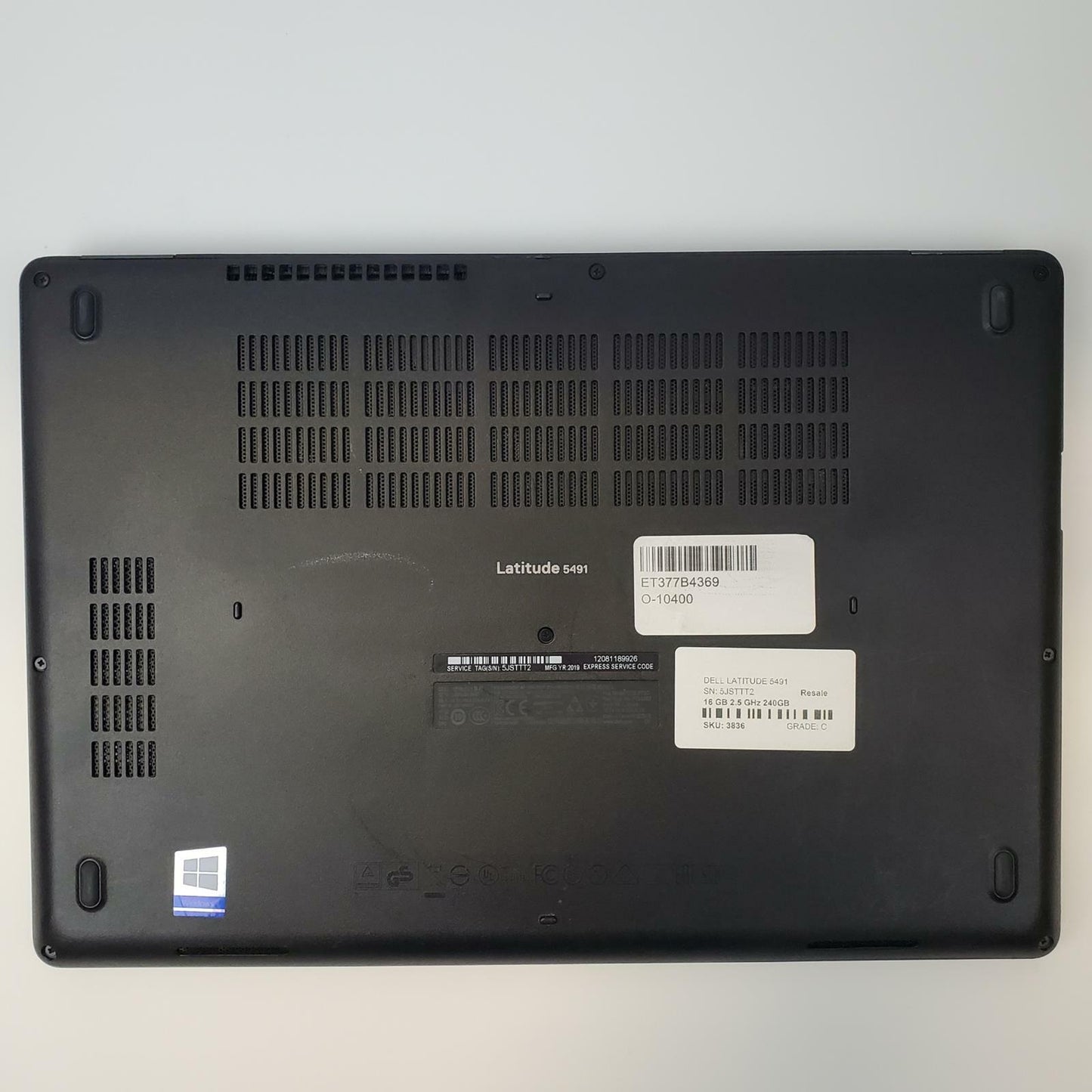 Dell Latitude 5491 Win 11 Home i5-8400H 16GB RAM 240GB M.2 | Grade C