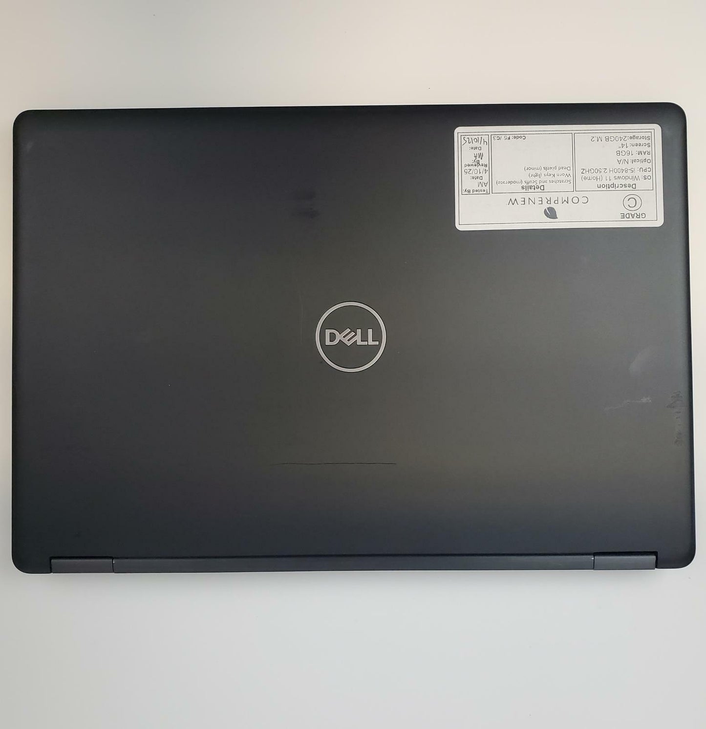 Dell Latitude 5491 Win 11 Home i5-8400H 16GB RAM 240GB M.2 | Grade C
