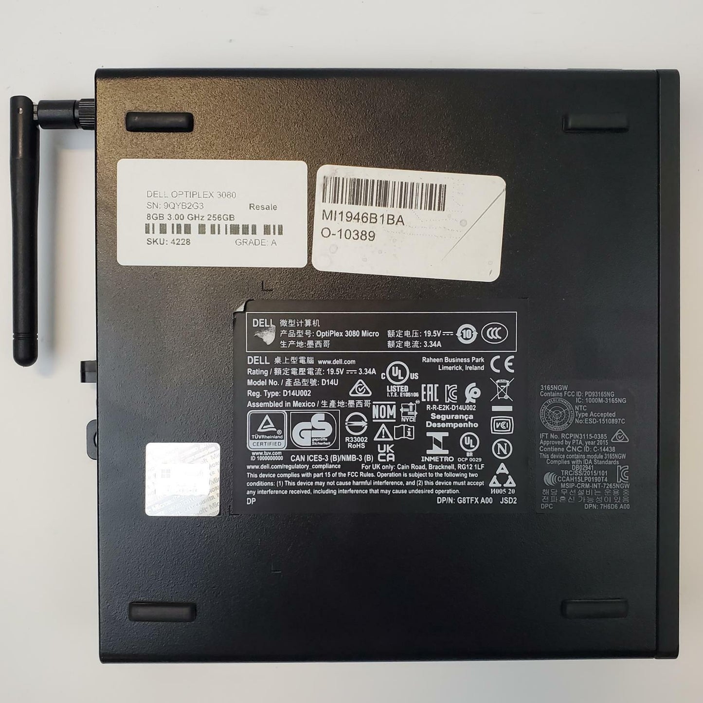 Dell OptiPlex 3080 Win 11 Home i3-10100T 8GB RAM 256GB NVMe | Grade A