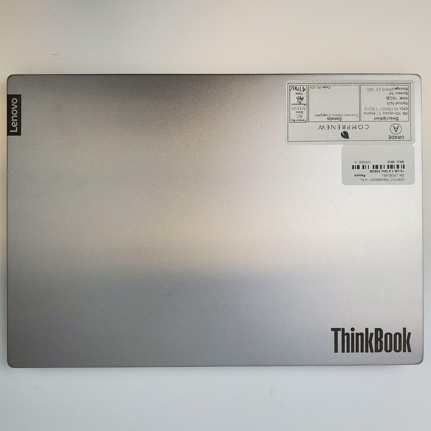Lenovo ThinkBook 14 IIL Win 11 Home i5-1035G1 16GB RAM 256GB SSD | Grade A