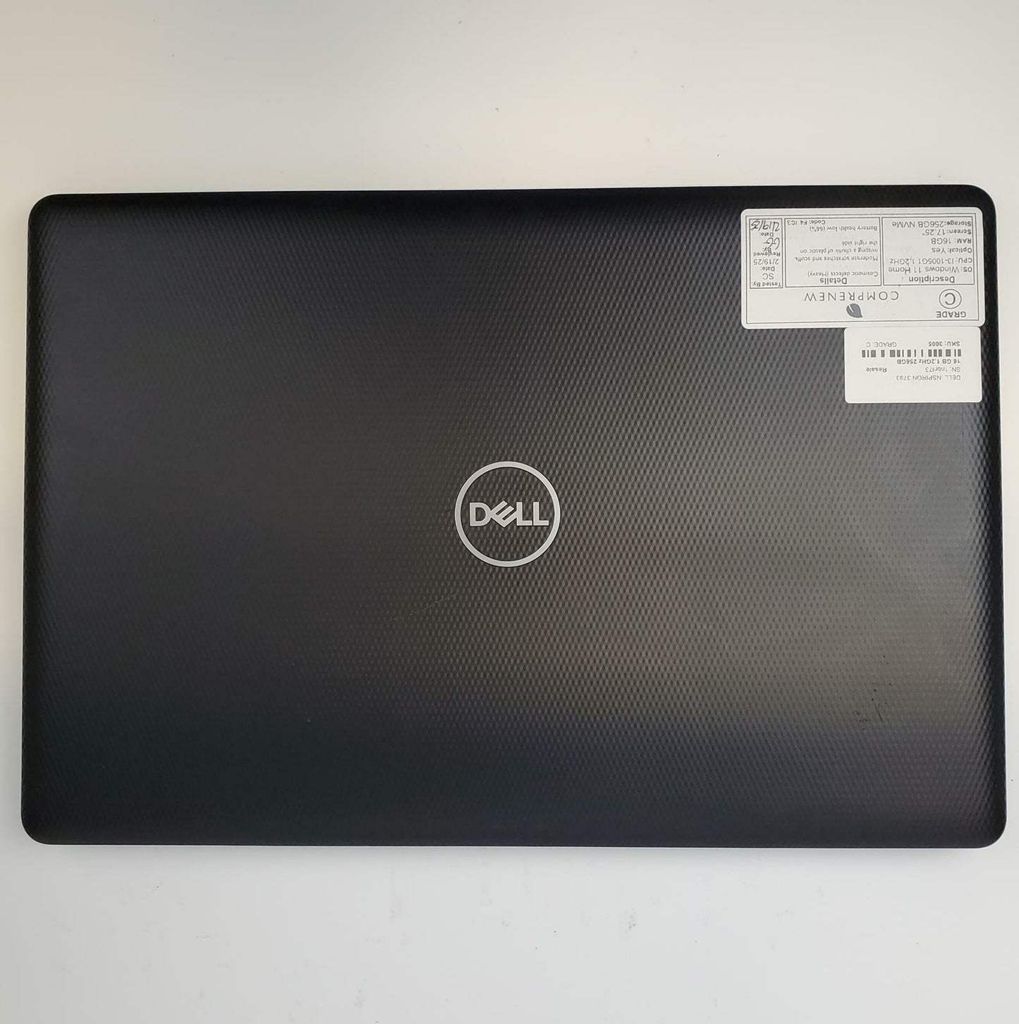 Dell Inspiron 3793 Win 11 Home i3-1005G1 16GB RAM 256GB NVMe | Grade C