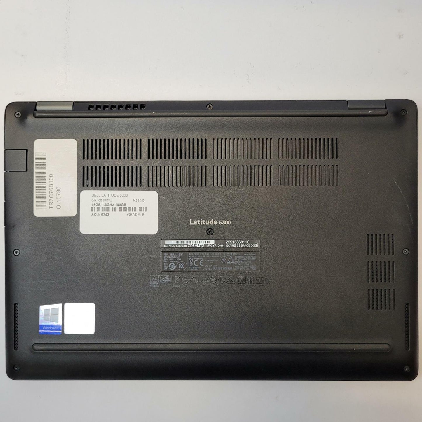 DELL LATITUDE 5300 Win 11 Home i5-8365U 16GB RAM 180GB M.2 | Grade B